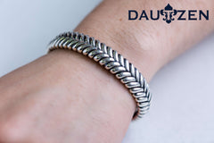 Silver Bracelet Braided
